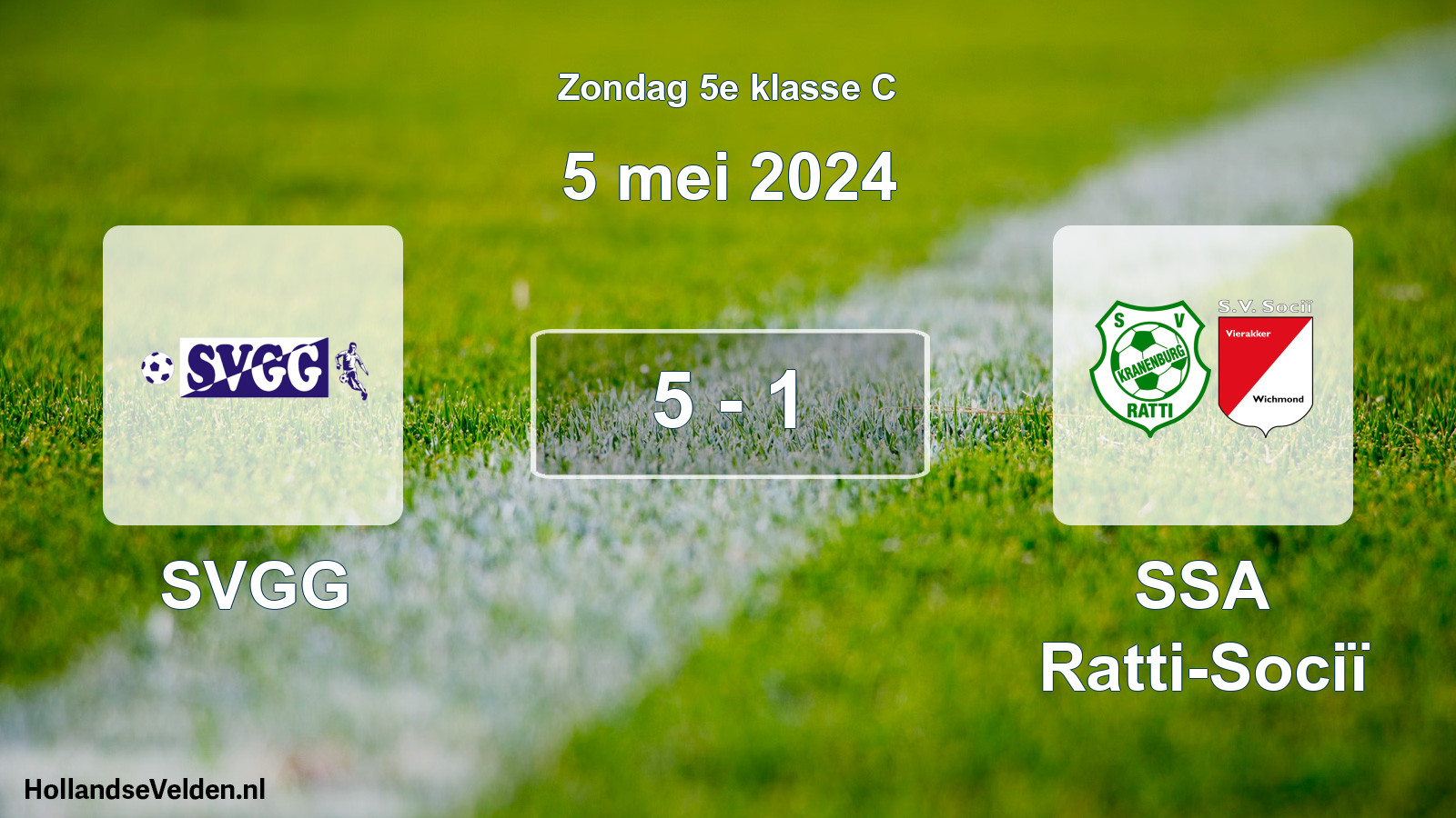 Total number of matches played: SVGG - SSA Ratti-Sociï 5 - 1 (5 May 2024)