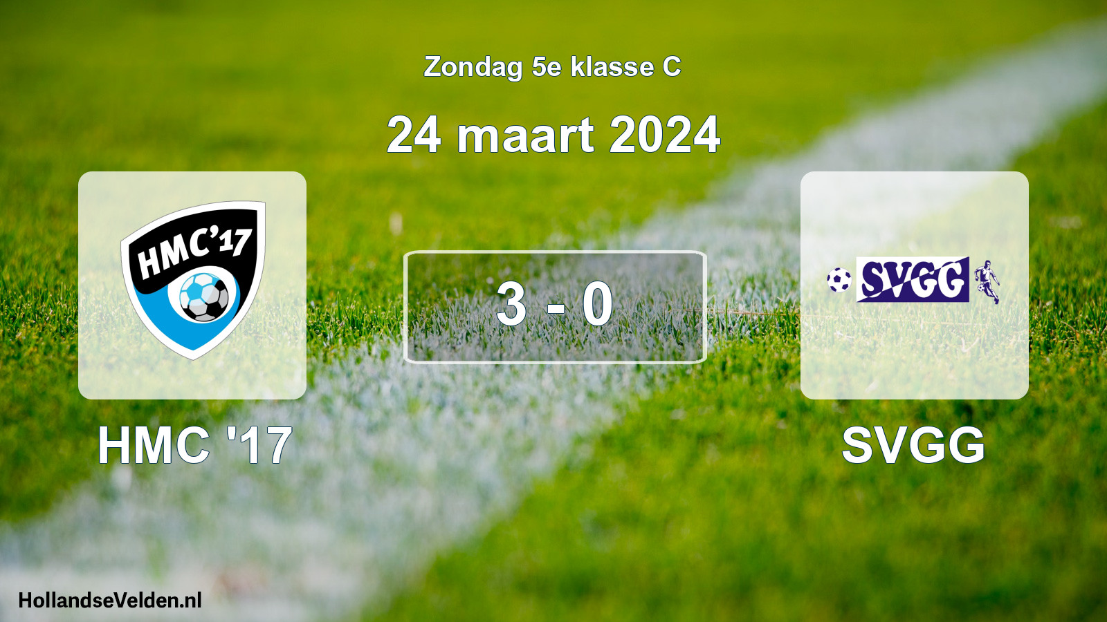Total number of matches played: HMC '17 - SVGG 3 - 0 (24 March 2024)