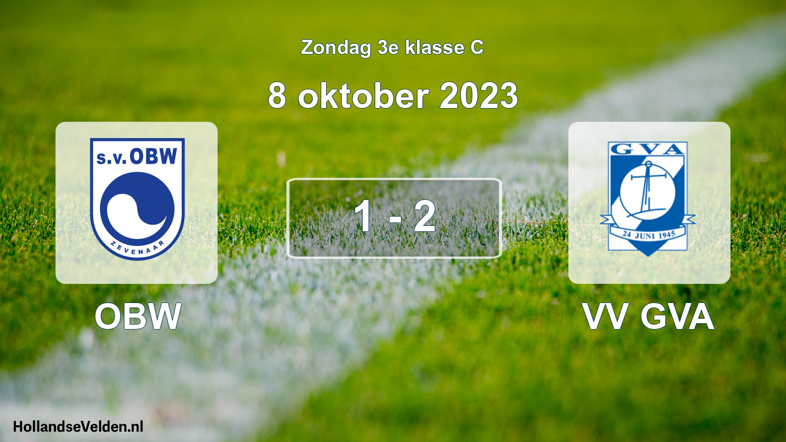Total number of matches played: OBW - VV GVA 1 - 2 (8 October 2023)