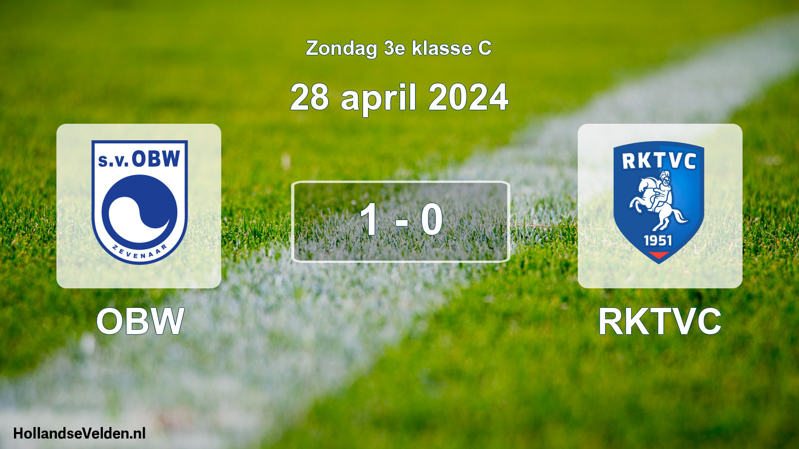 Total number of matches played: OBW - RKTVC 1 - 0 (28 April 2024)