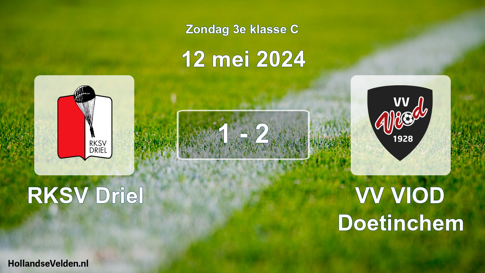 Total number of matches played: RKSV Driel - VV VIOD Doetinchem 1 - 2 (12 May 2024)