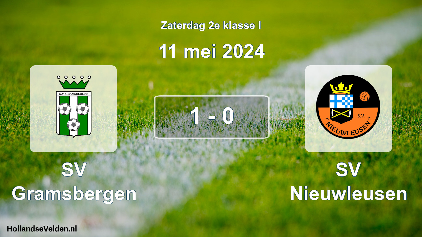 Total number of matches played: SV Gramsbergen - SV Nieuwleusen 1 - 0 (11 May 2024)