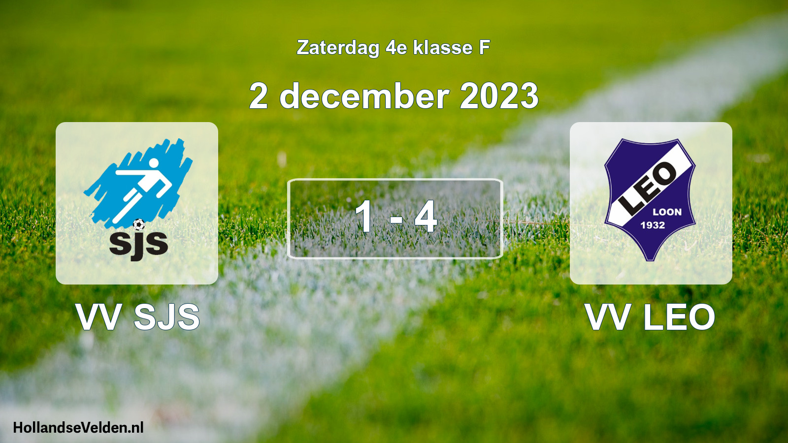 Total number of matches played: VV SJS - VV LEO 1 - 4 (2 December 2023)