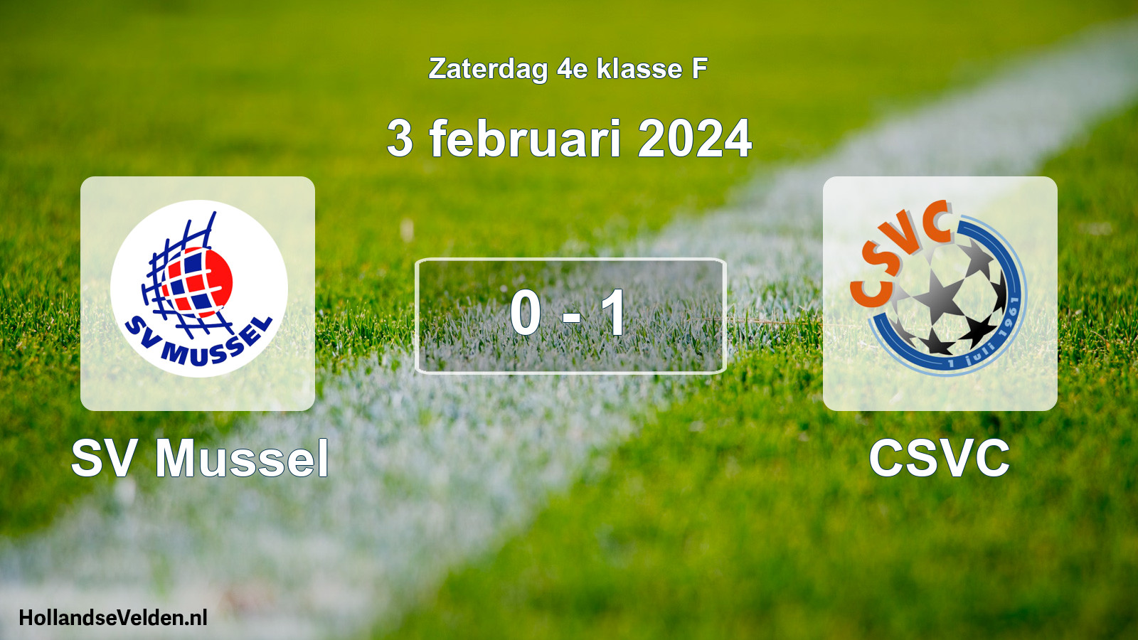 Total number of matches played: SV Mussel - CSVC 0 - 1 (3 February 2024)