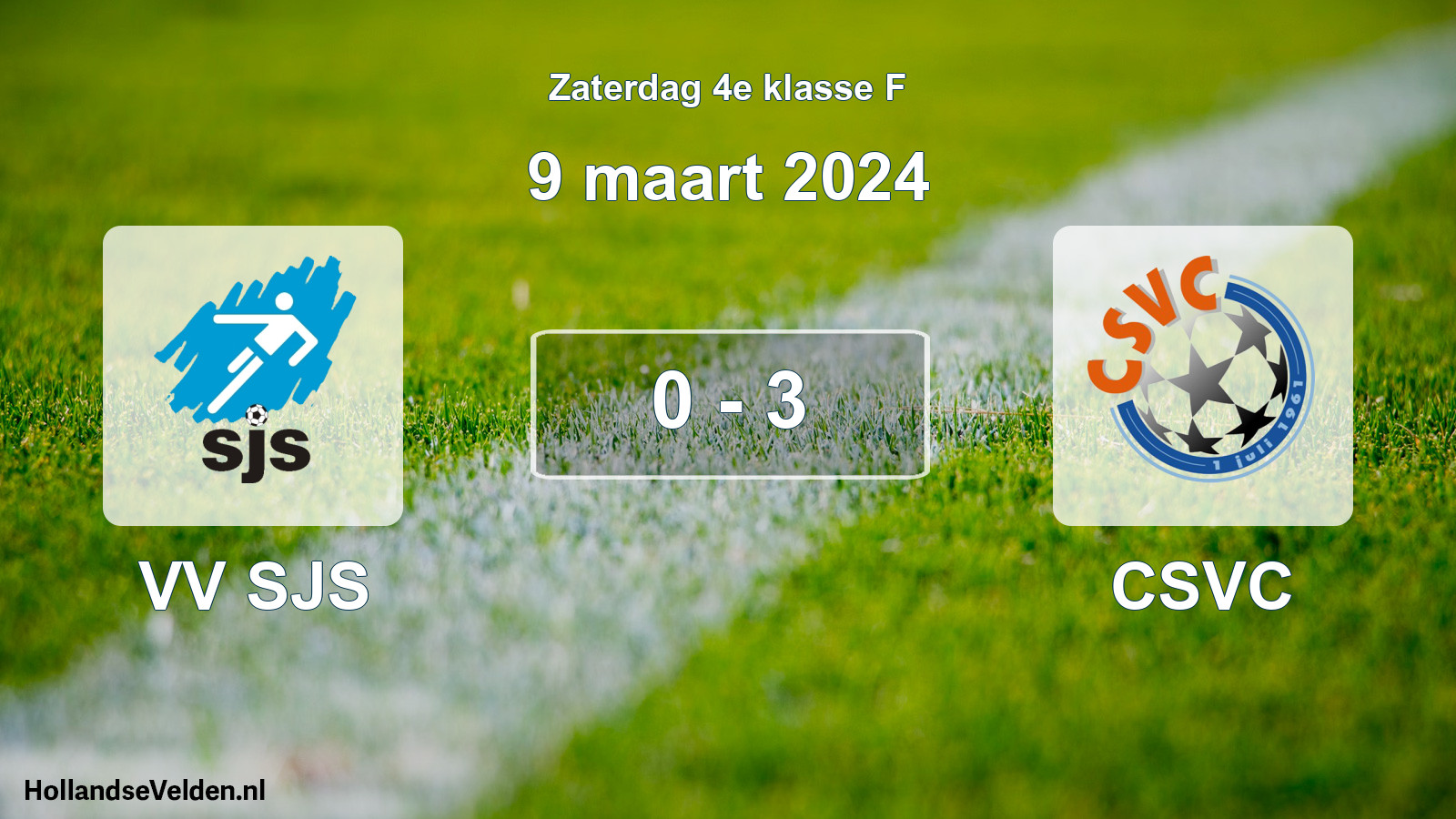 Total number of matches played: VV SJS - CSVC 0 - 3 (9 March 2024)