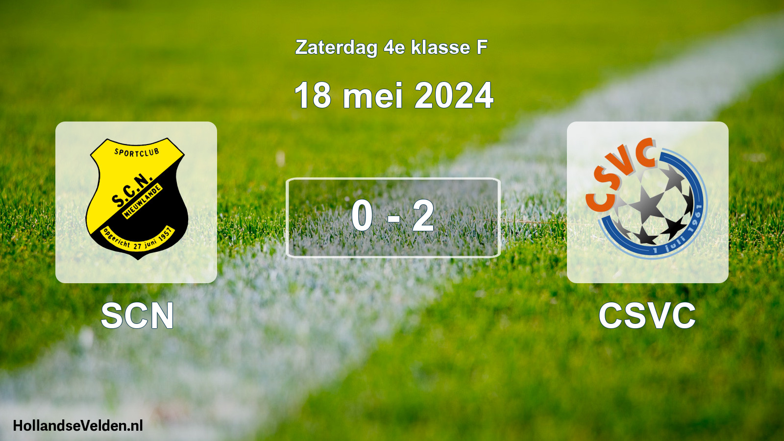 Total number of matches played: SCN - CSVC 0 - 2 (18 May 2024)