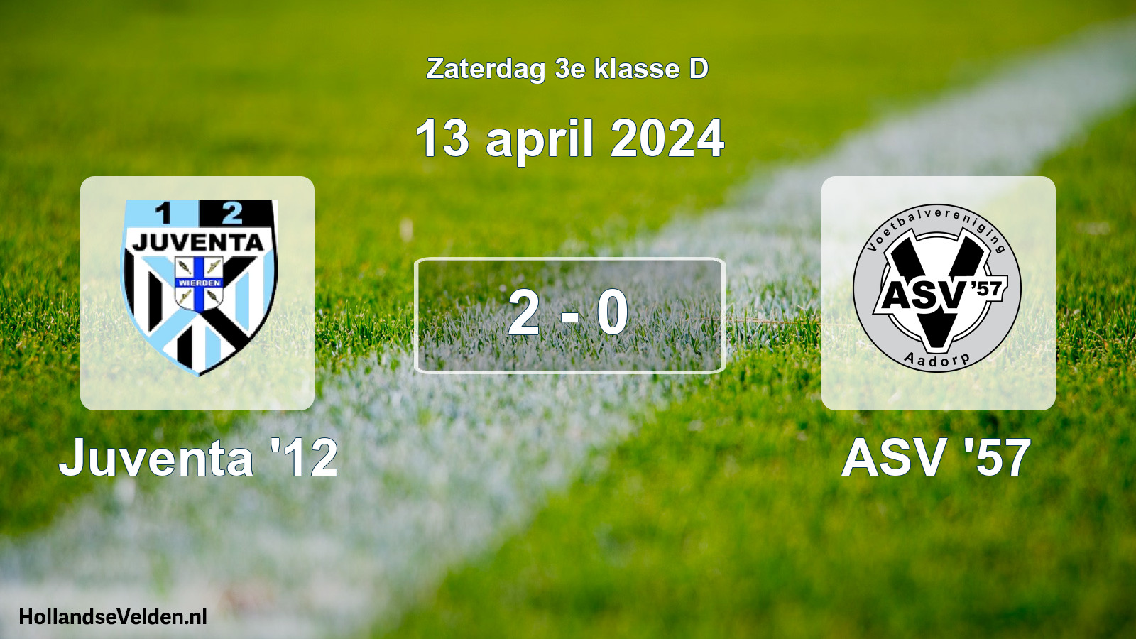 Total number of matches played: Juventa '12 - ASV '57 2 - 0 (13 April 2024)
