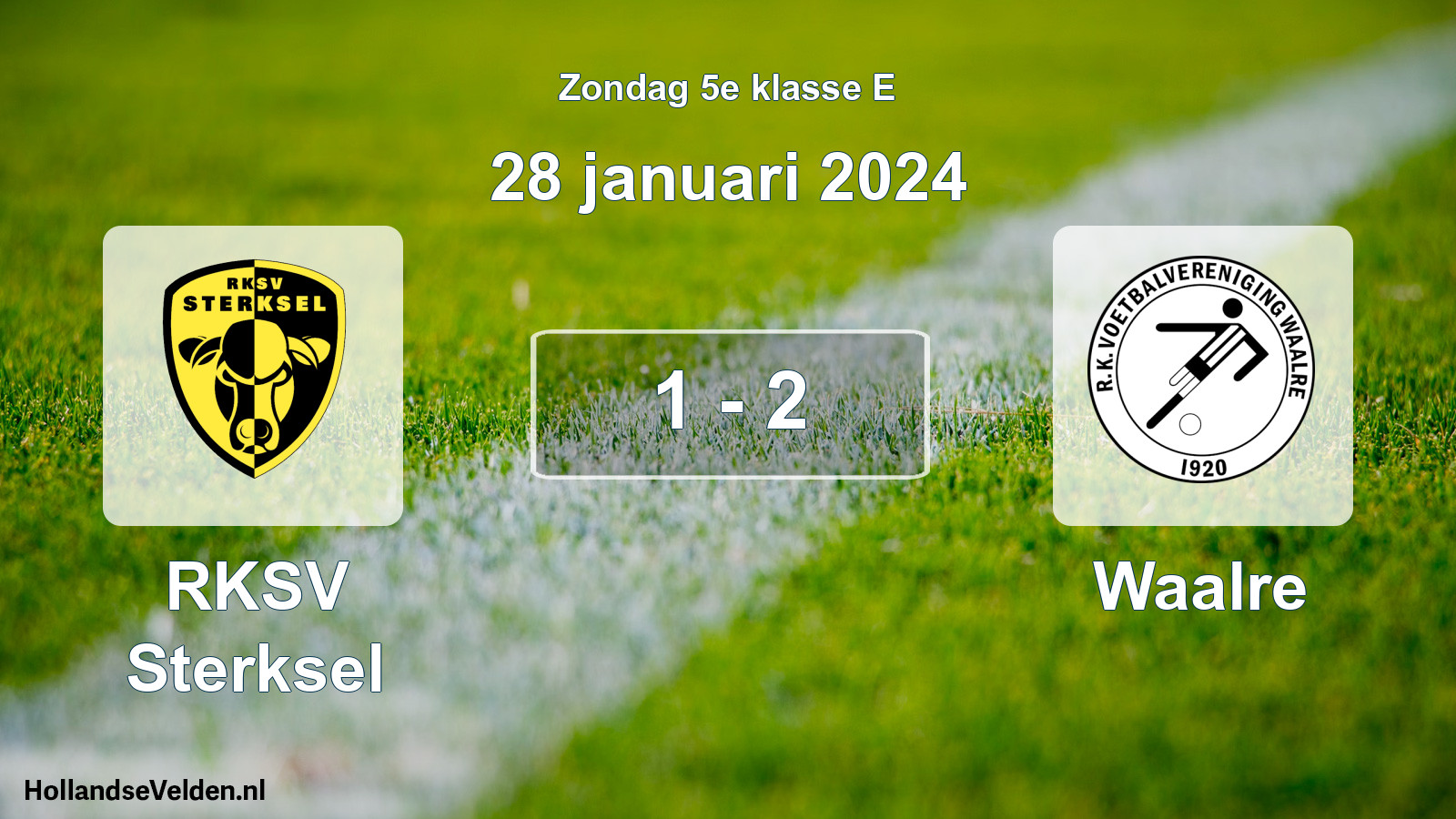 Total number of matches played: RKSV Sterksel - Waalre 1 - 2 (28 January 2024)