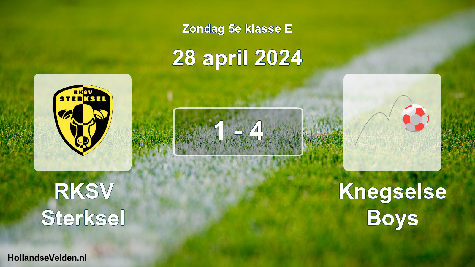 Total number of matches played: RKSV Sterksel - Knegselse Boys 1 - 4 (28 April 2024)