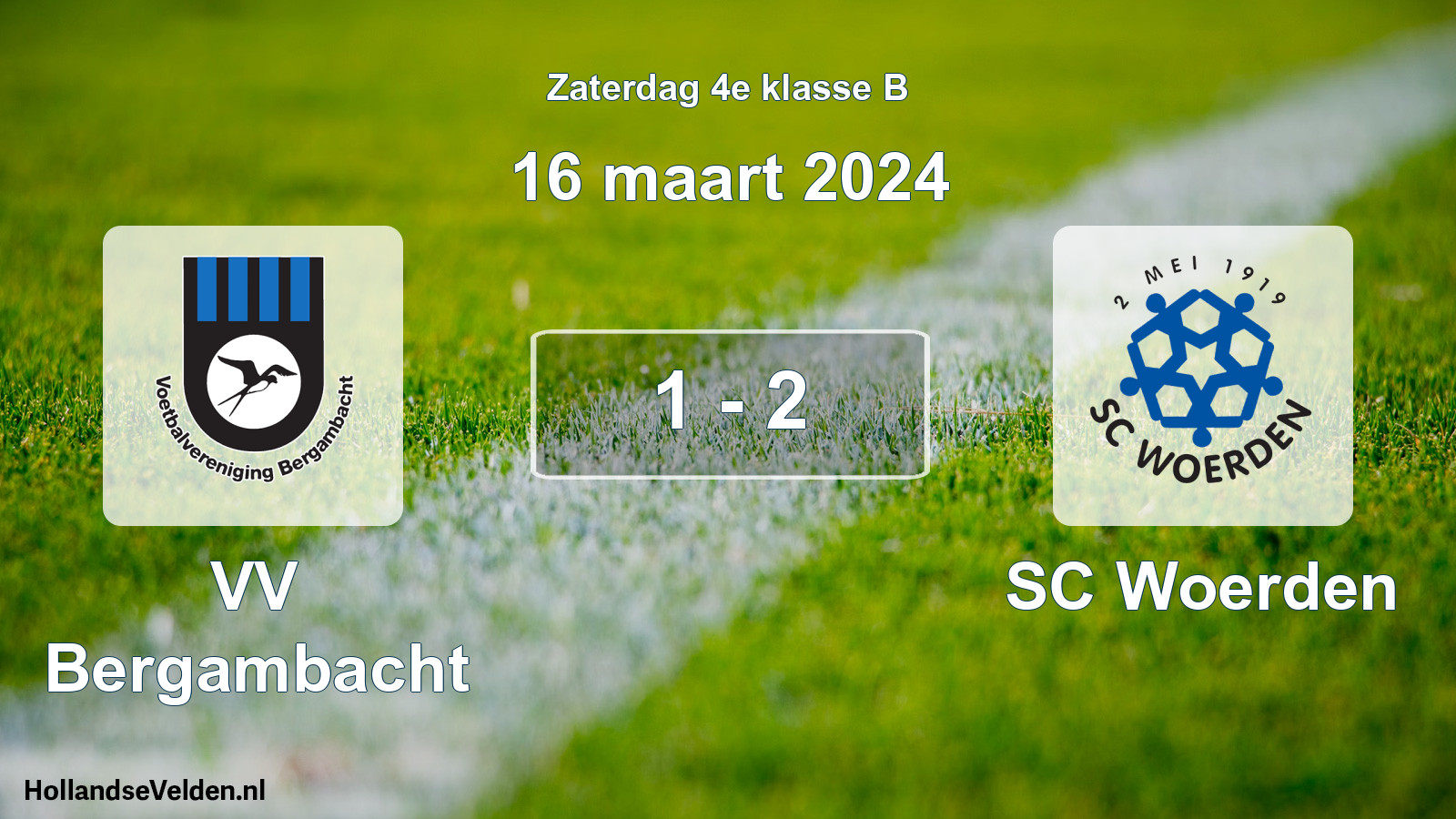 Total number of matches played: VV Bergambacht - SC Woerden 1 - 2 (16 March 2024)