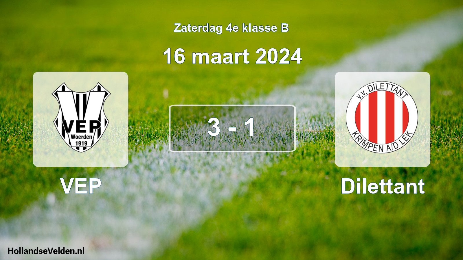 Total number of matches played: VEP - Dilettant 3 - 1 (16 March 2024)