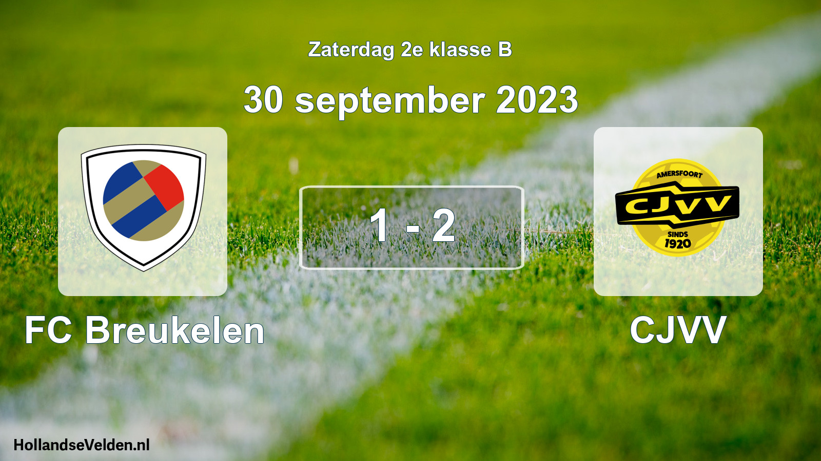 Total number of matches played: FC Breukelen - CJVV 1 - 2 (30 September 2023)