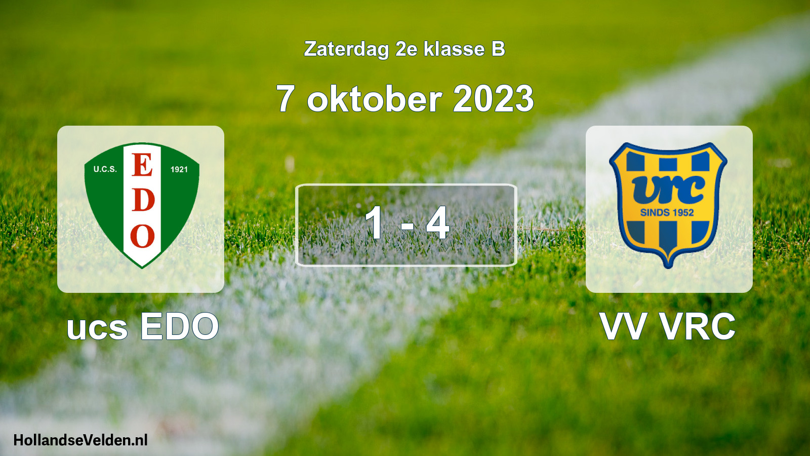 Total number of matches played: ucs EDO - VV VRC 1 - 4 (7 October 2023)