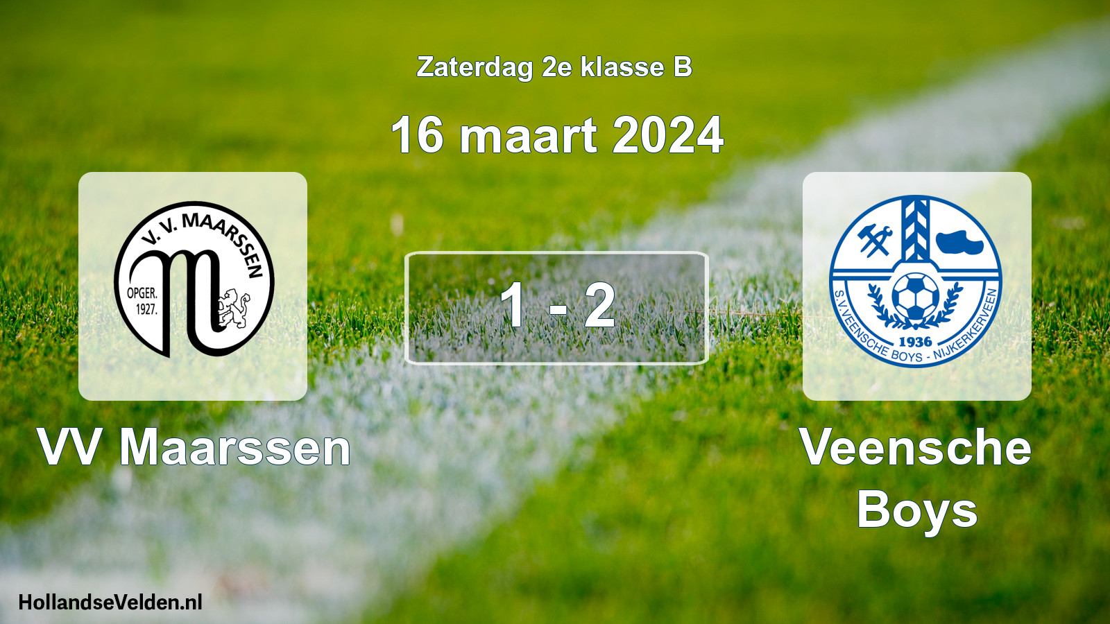 Total number of matches played: VV Maarssen - Veensche Boys 1 - 2 (16 March 2024)
