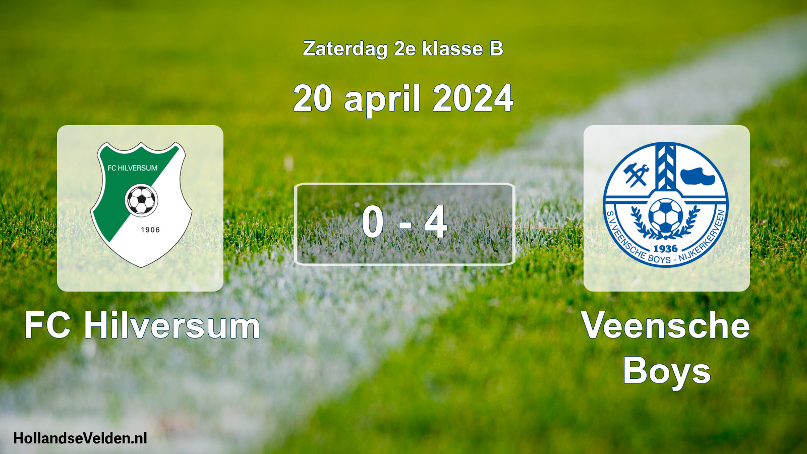 Total number of matches played: FC Hilversum - Veensche Boys 0 - 4 (20 April 2024)