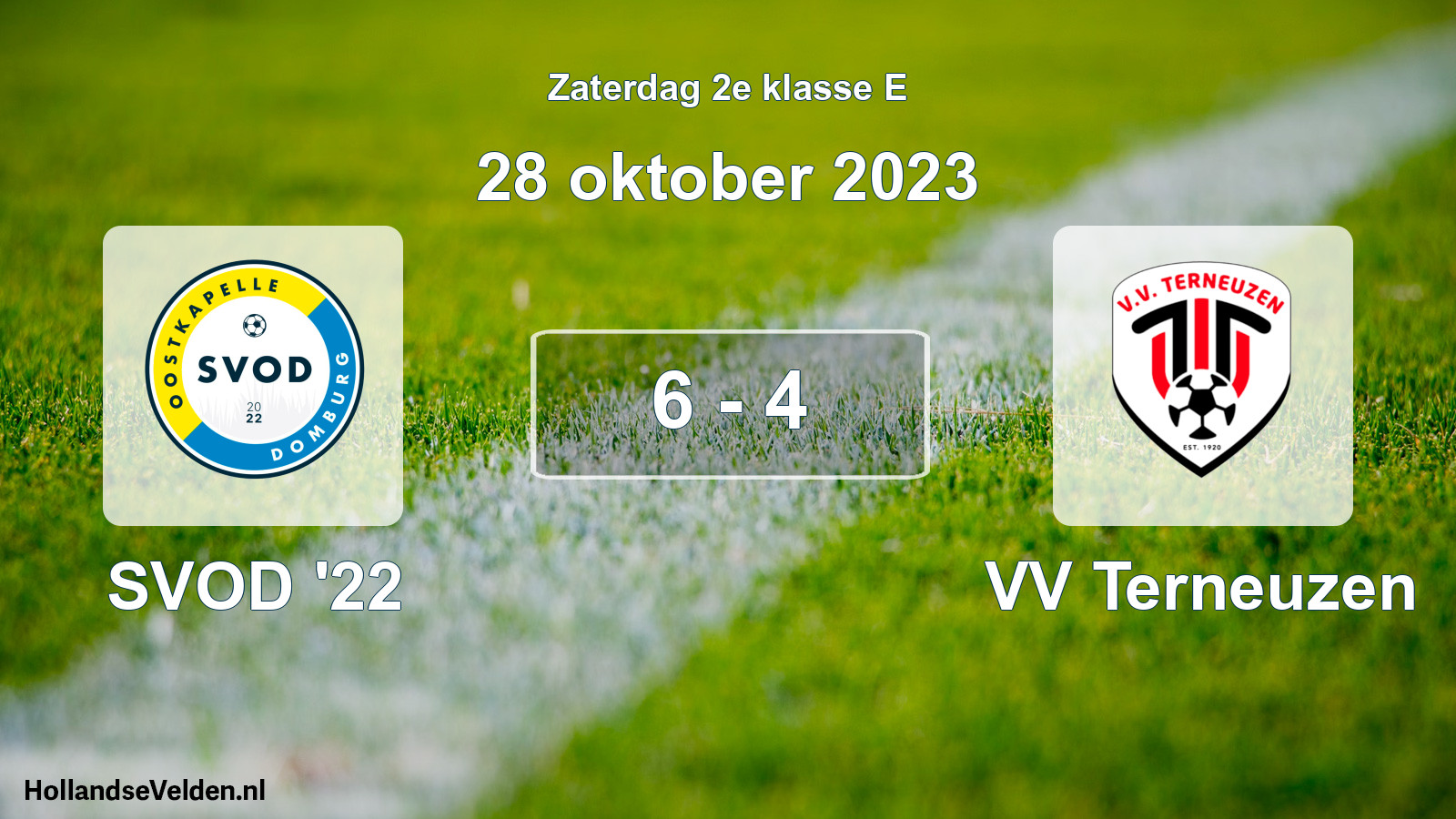 Total number of matches played: SVOD '22 - VV Terneuzen 6 - 4 (28 October 2023)
