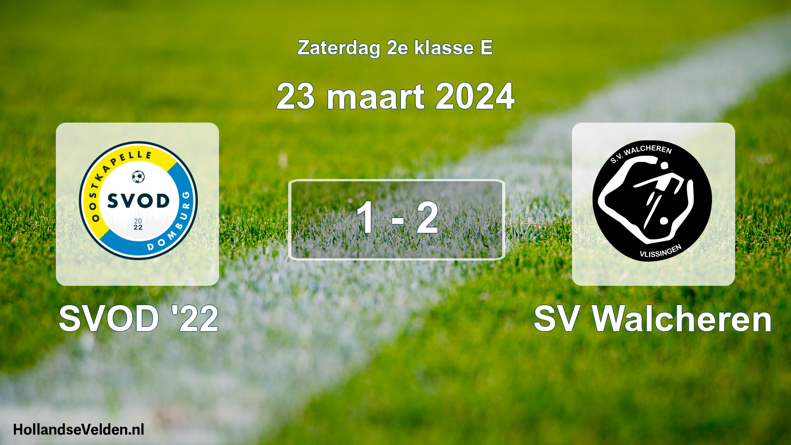 Total number of matches played: SVOD '22 - SV Walcheren 1 - 2 (23 March 2024)