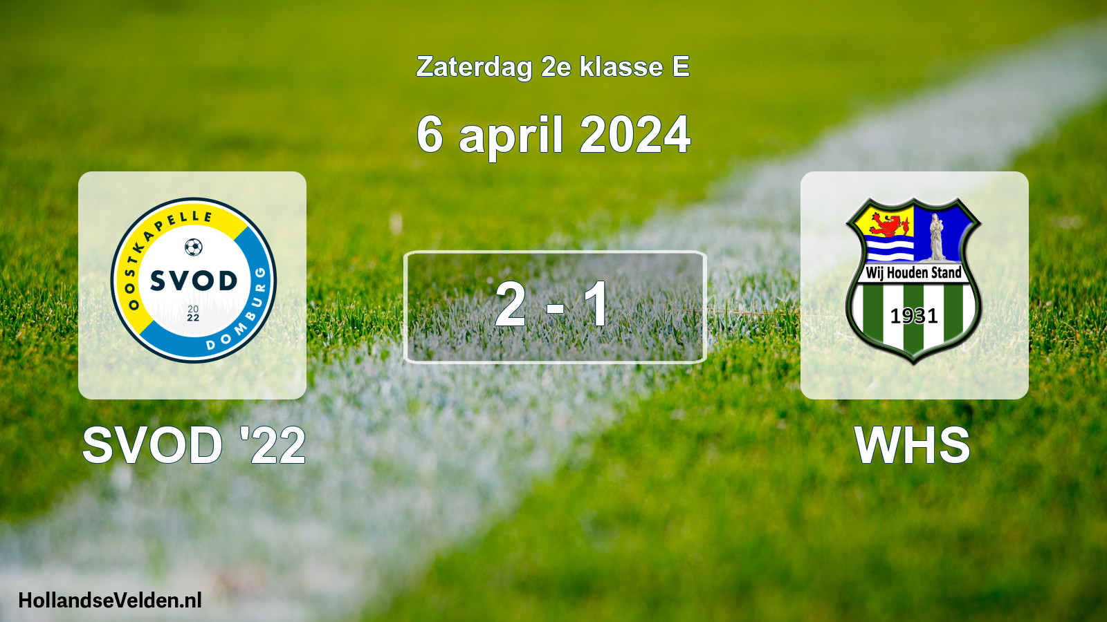 Total number of matches played: SVOD '22 - WHS 2 - 1 (6 April 2024)