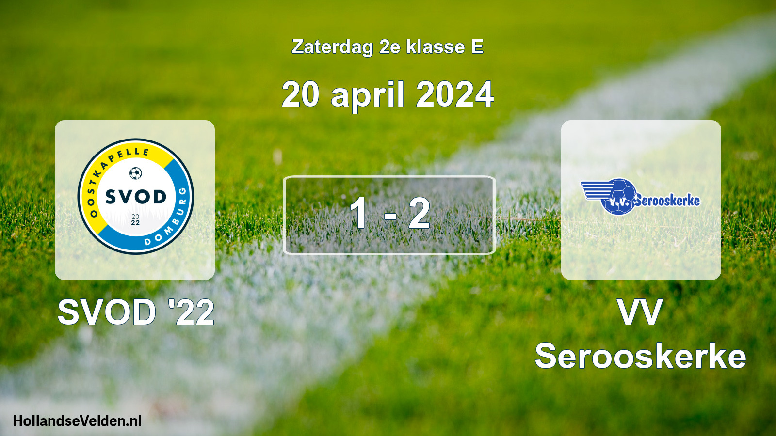 Total number of matches played: SVOD '22 - VV Serooskerke 1 - 2 (20 April 2024)