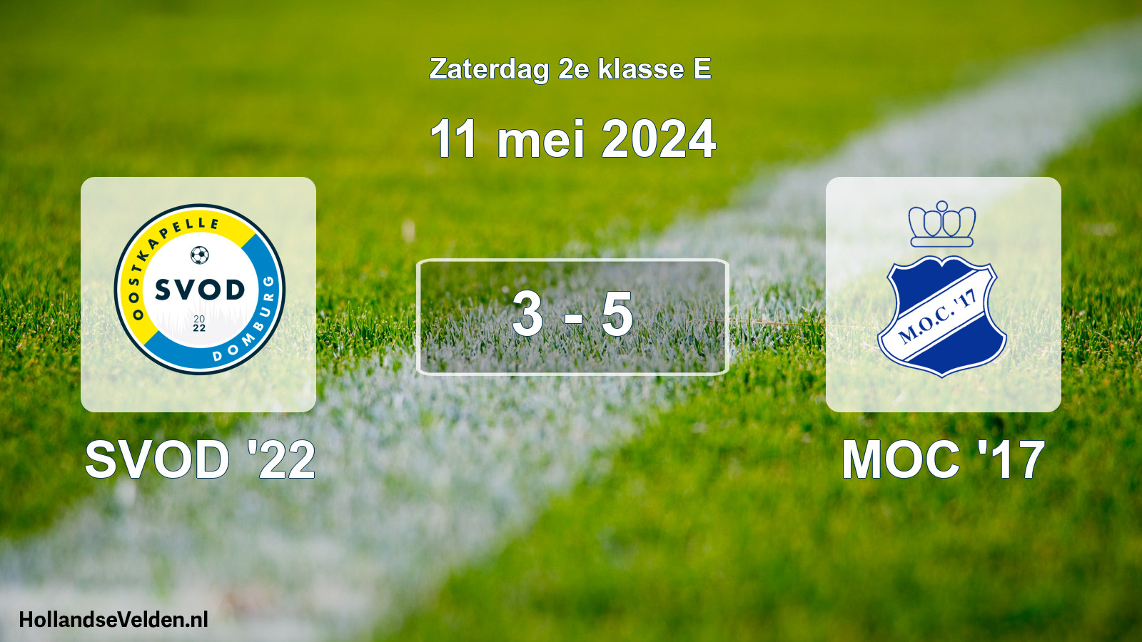 Total number of matches played: SVOD '22 - MOC '17 3 - 5 (11 May 2024)