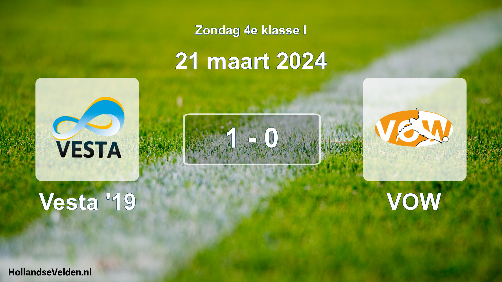 Total number of matches played: SSA Vesta '19 - VOW 1 - 0 (21 March 2024)