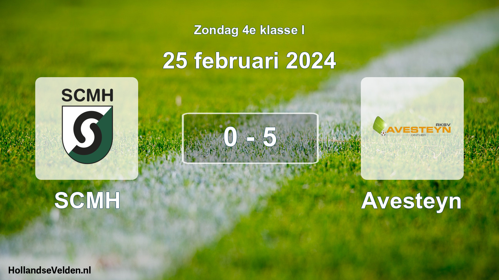 Total number of matches played: SCMH - Avesteyn 0 - 5 (25 February 2024)