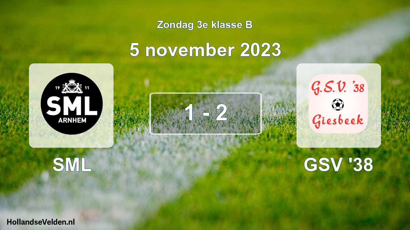 Total number of matches played: SML - GSV '38 1 - 2 (5 November 2023)