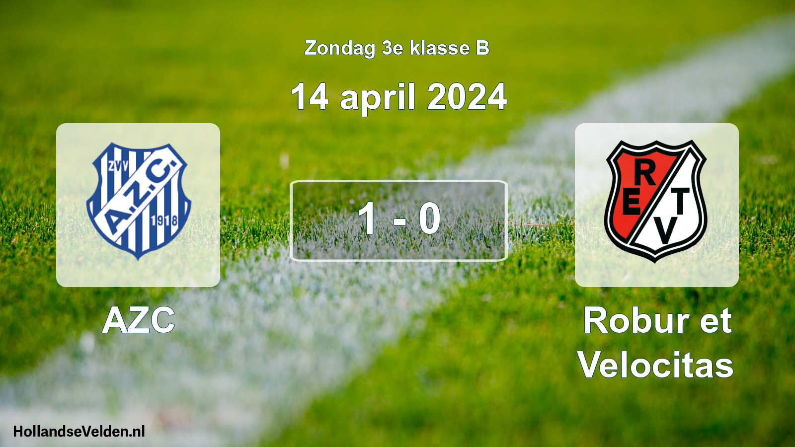 Total number of matches played: AZC - Robur et Velocitas 1 - 0 (14 April 2024)