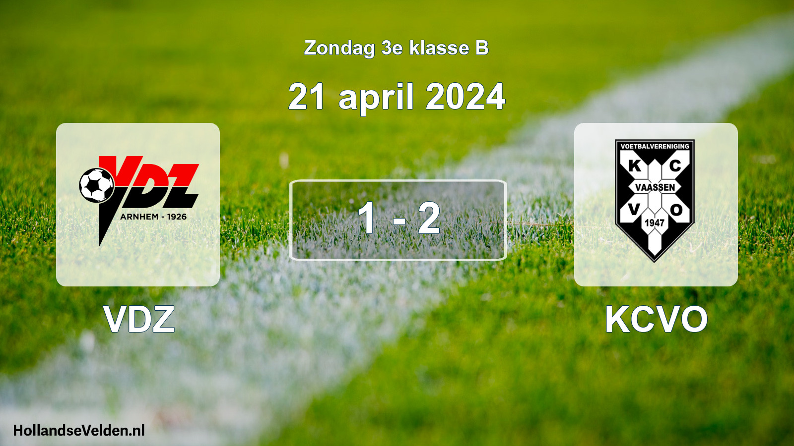 Total number of matches played: VDZ - KCVO 1 - 2 (21 April 2024)