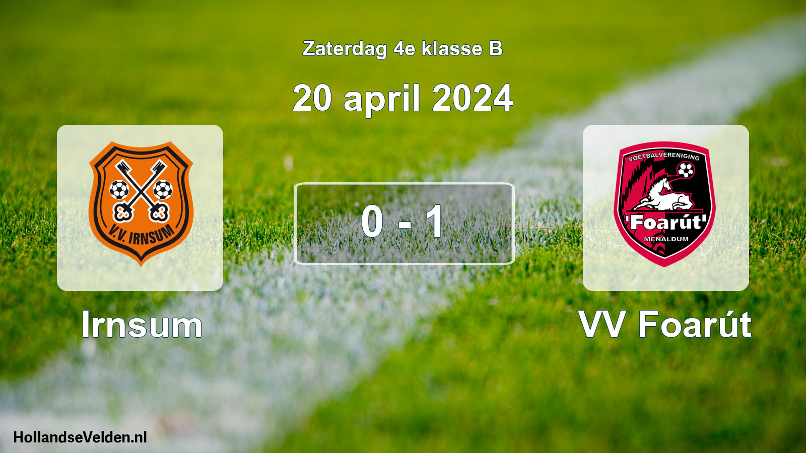 Total number of matches played: Irnsum - VV Foarút 0 - 1 (20 April 2024)