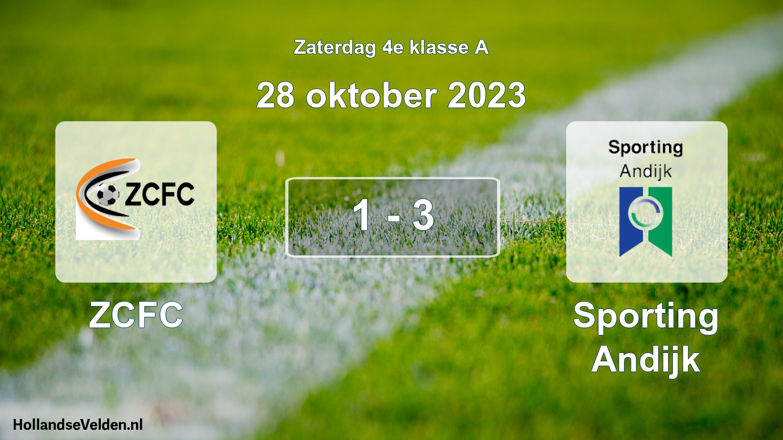 Total number of matches played: ZCFC - Sporting Andijk 1 - 3 (28 October 2023)
