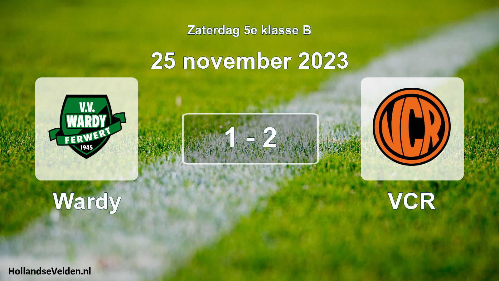 Total number of matches played: Wardy - VCR 1 - 2 (25 November 2023)