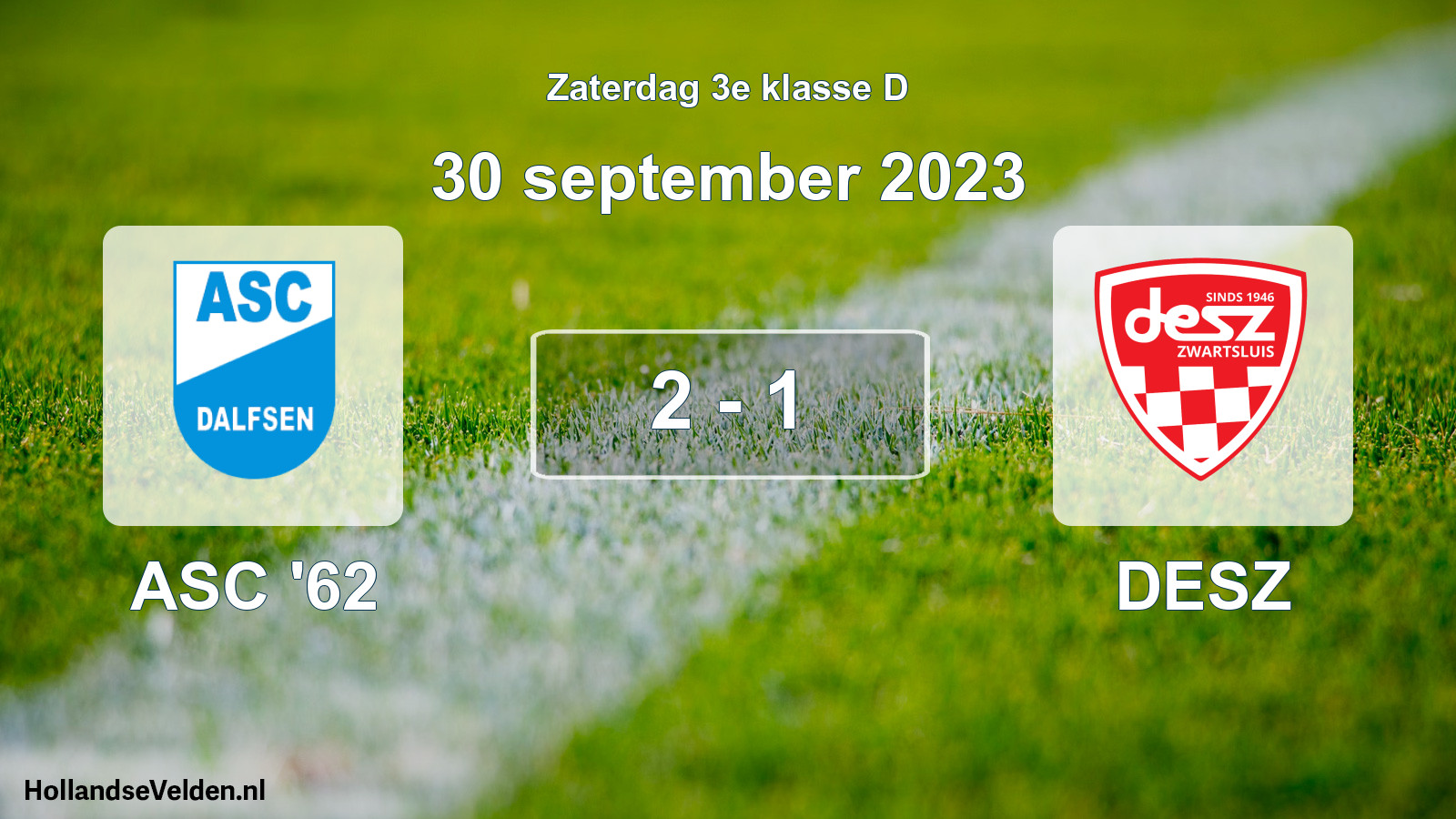Total number of matches played: ASC '62 - DESZ 2 - 1 (30 September 2023)