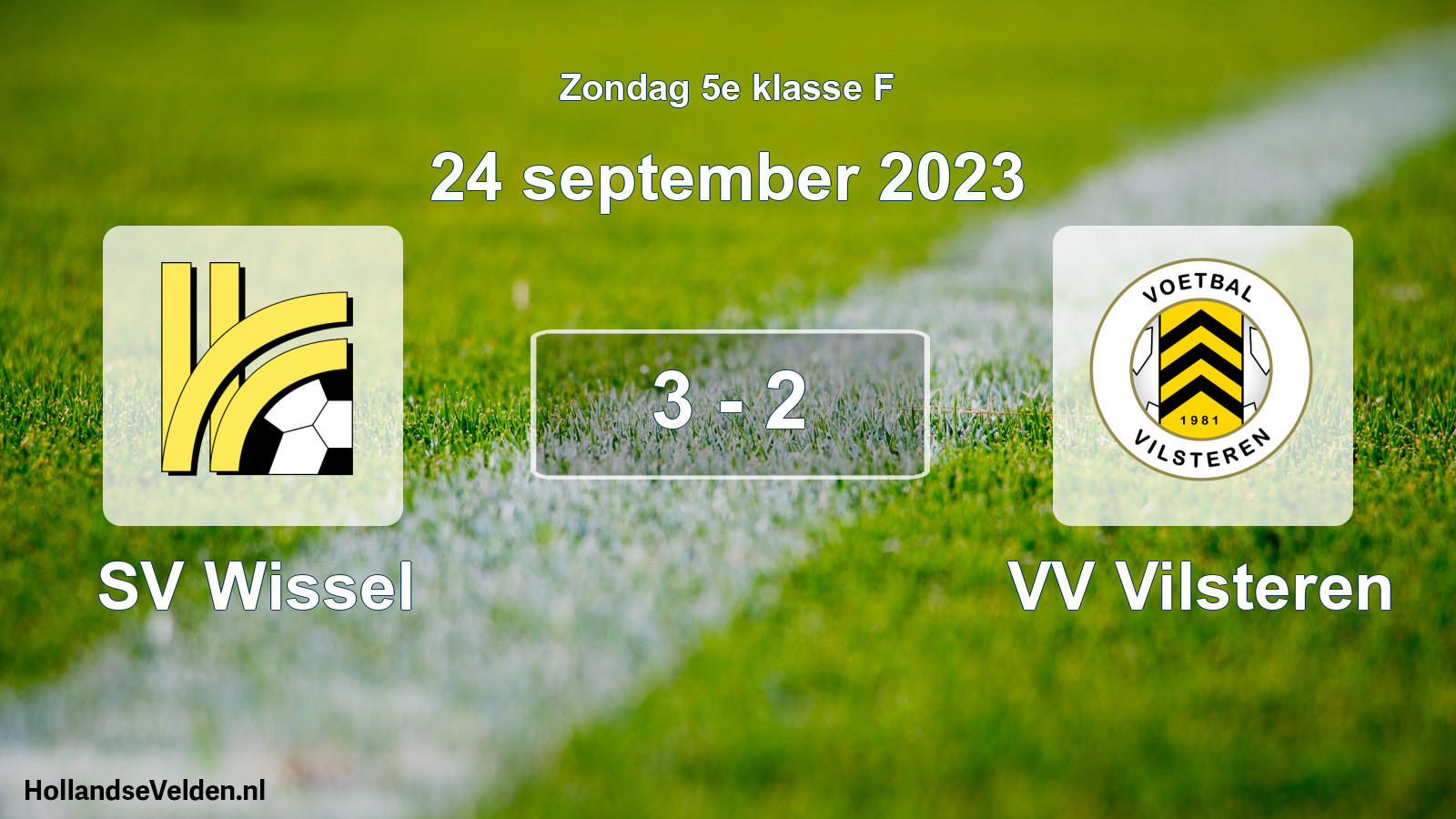 Total number of matches played: SV Wissel - VV Vilsteren 3 - 2 (24 September 2023)