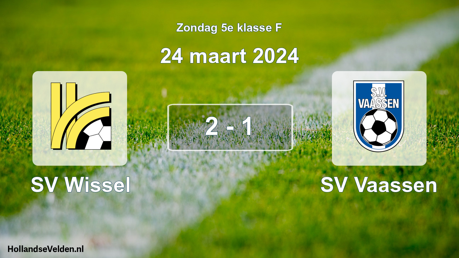 Total number of matches played: SV Wissel - SV Vaassen 2 - 1 (24 March 2024)