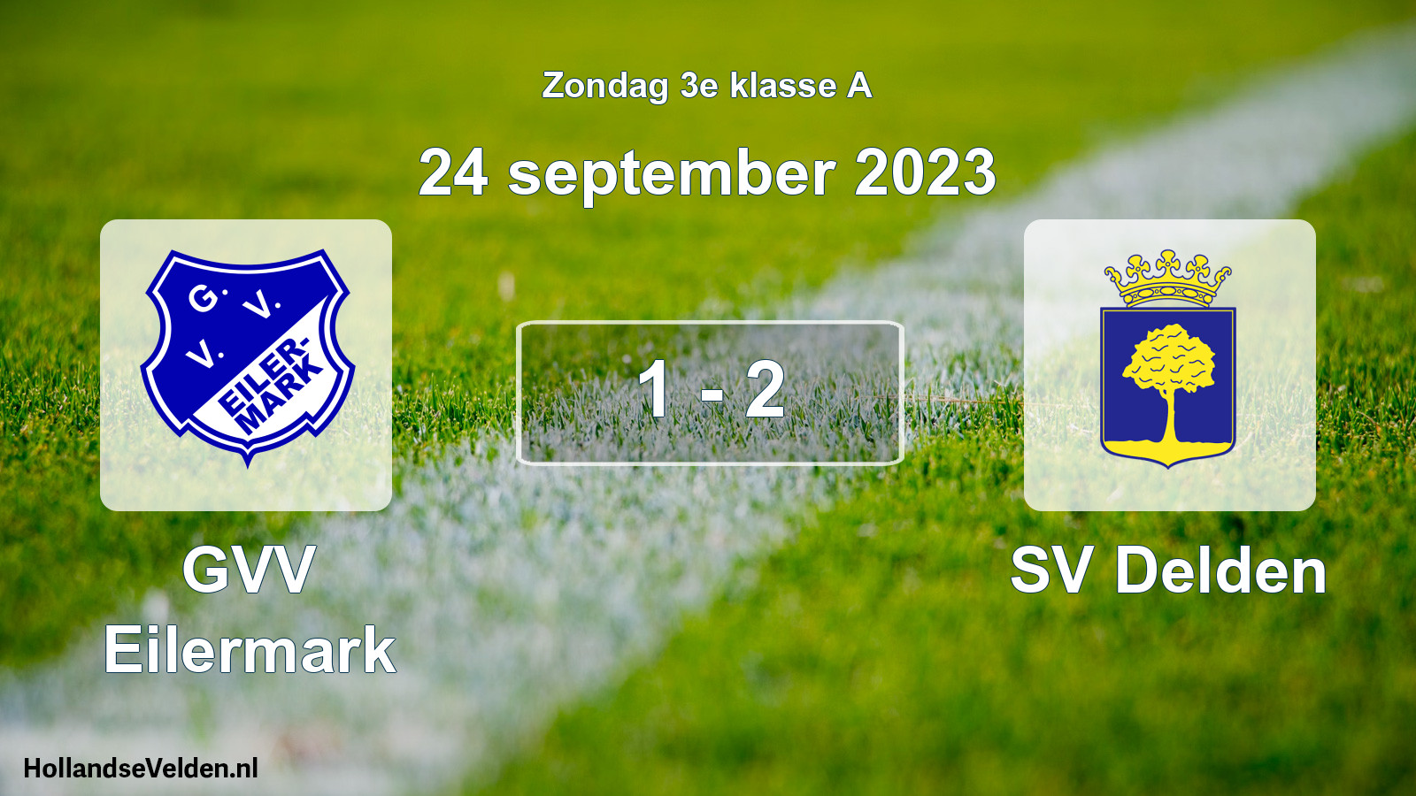 Total number of matches played: GVV Eilermark - SV Delden 1 - 2 (24 September 2023)