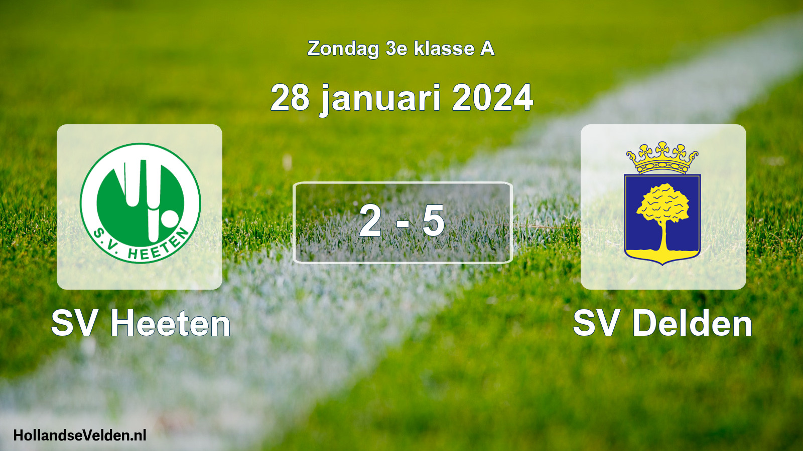 Total number of matches played: SV Heeten - SV Delden 2 - 5 (28 January 2024)