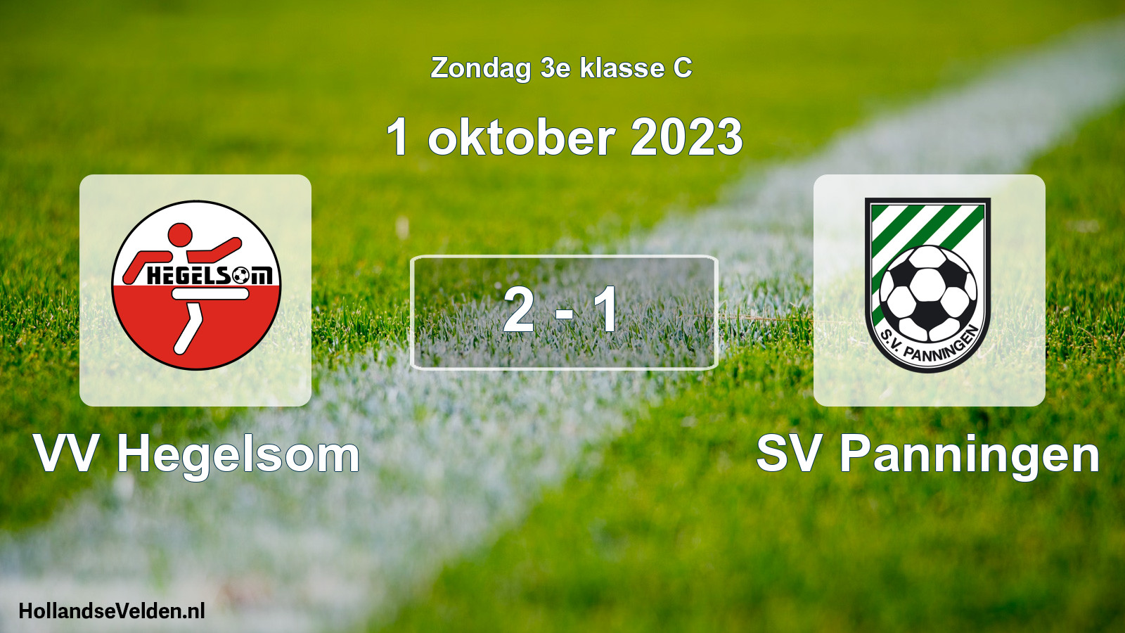 Total number of matches played: VV Hegelsom - SV Panningen 2 - 1 (1 October 2023)
