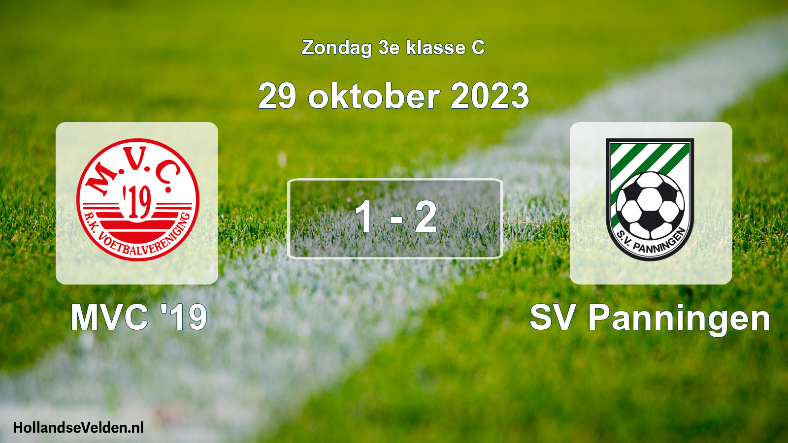 Total number of matches played: MVC '19 - SV Panningen 1 - 2 (29 October 2023)