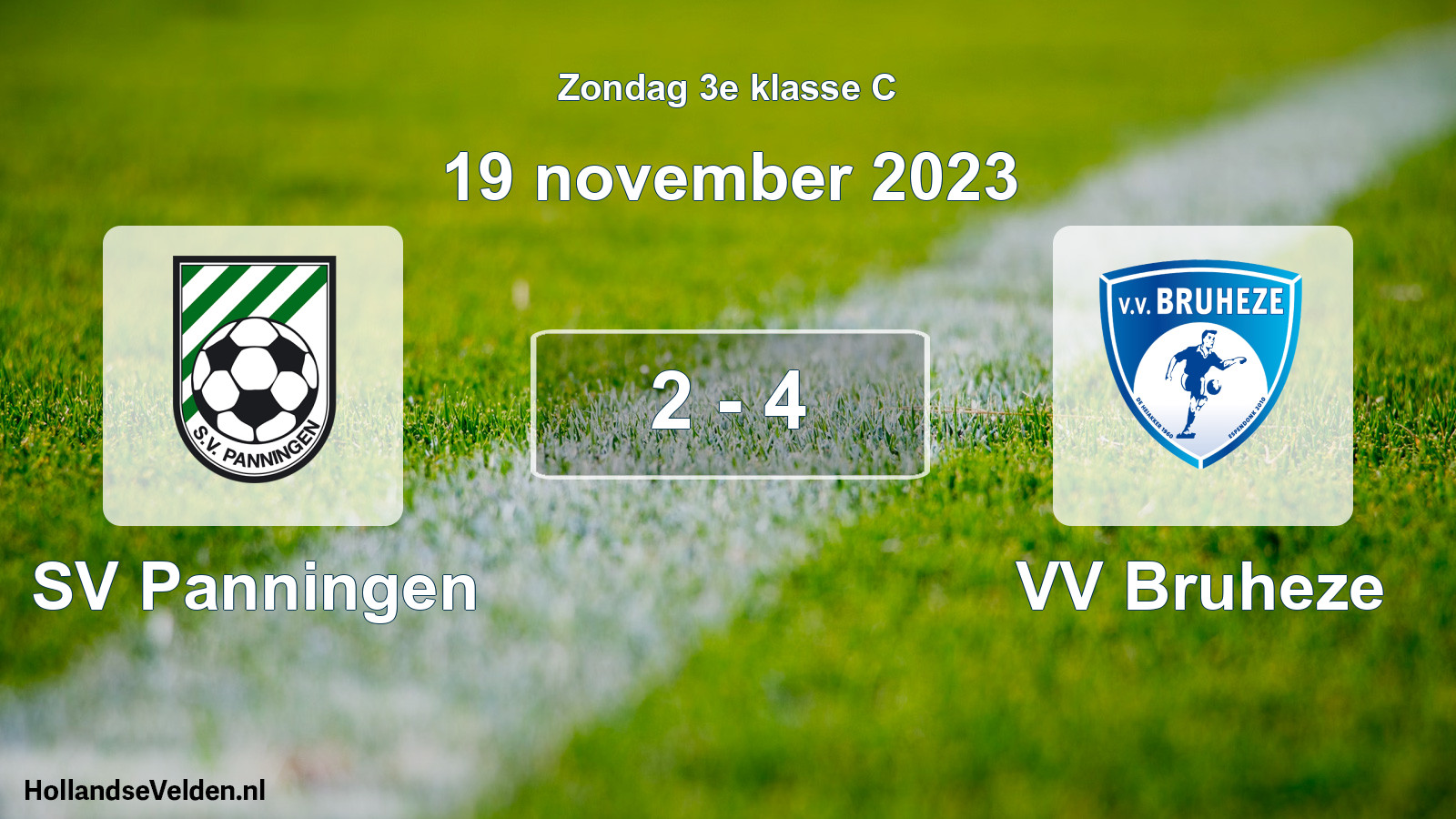 Total number of matches played: SV Panningen - VV Bruheze 2 - 4 (19 November 2023)