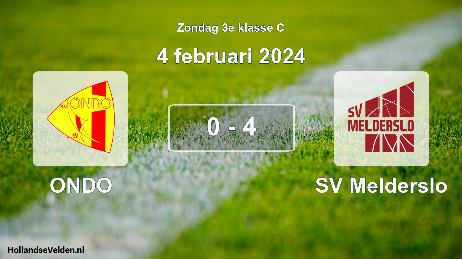 Total number of matches played: ONDO - SV Melderslo 0 - 4 (4 February 2024)