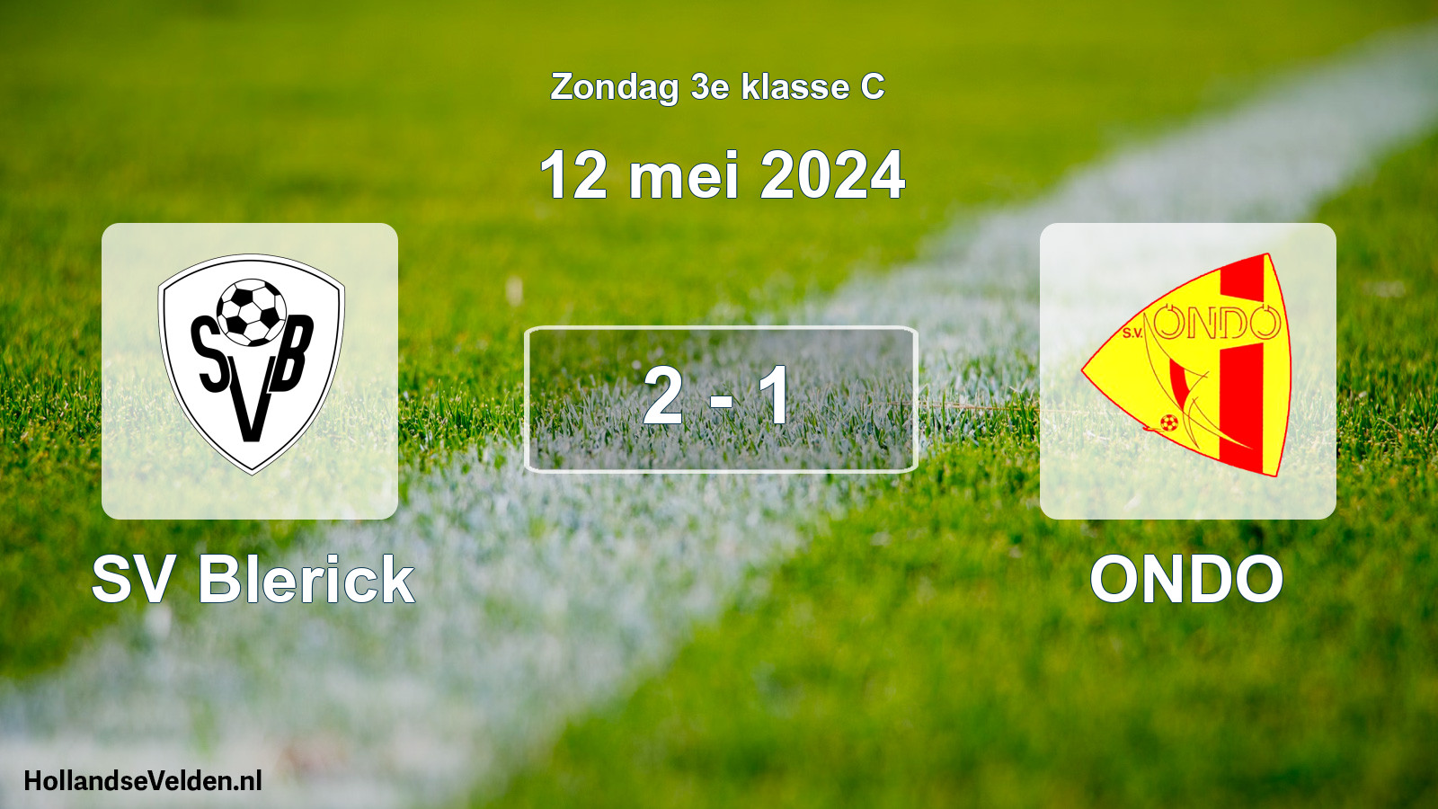Total number of matches played: SV Blerick - ONDO 2 - 1 (12 May 2024)