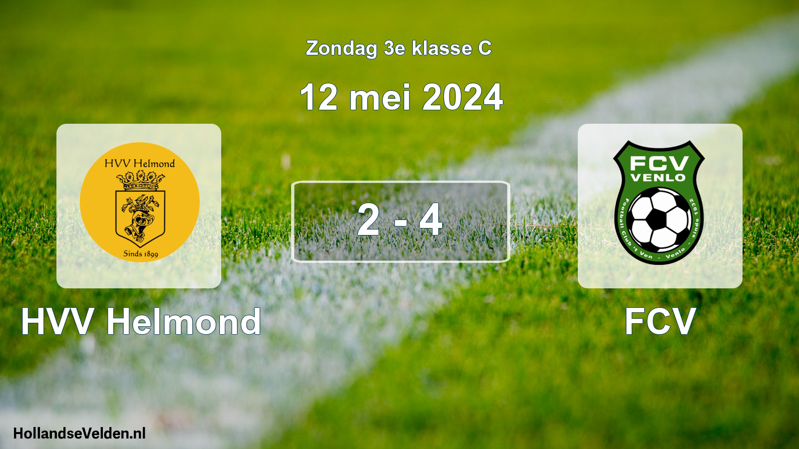 Total number of matches played: HVV Helmond - FCV 2 - 4 (12 May 2024)