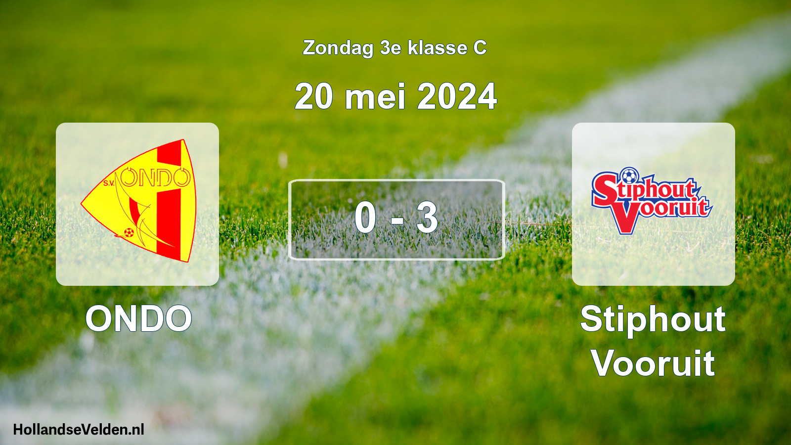 Total number of matches played: ONDO - Stiphout Vooruit 0 - 3 (20 May 2024)