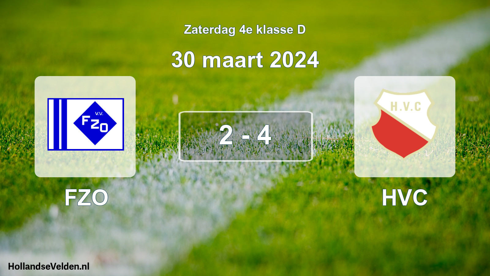 Total number of matches played: FZO - HVC 2 - 4 (30 March 2024)