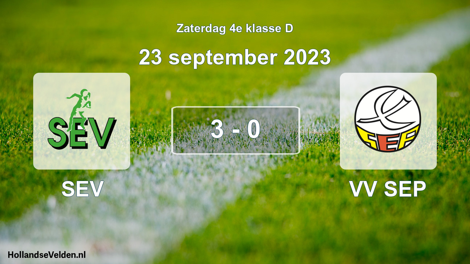Total number of matches played: SEV - VV SEP 3 - 0 (23 September 2023)