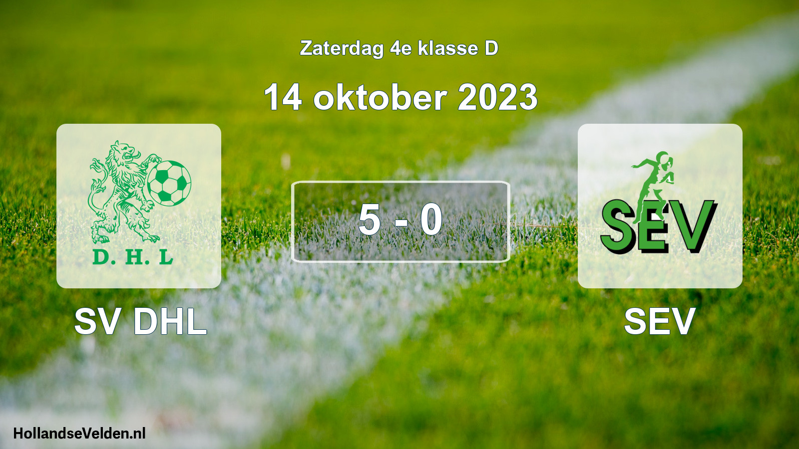 Total number of matches played: SV DHL - SEV 5 - 0 (14 October 2023)