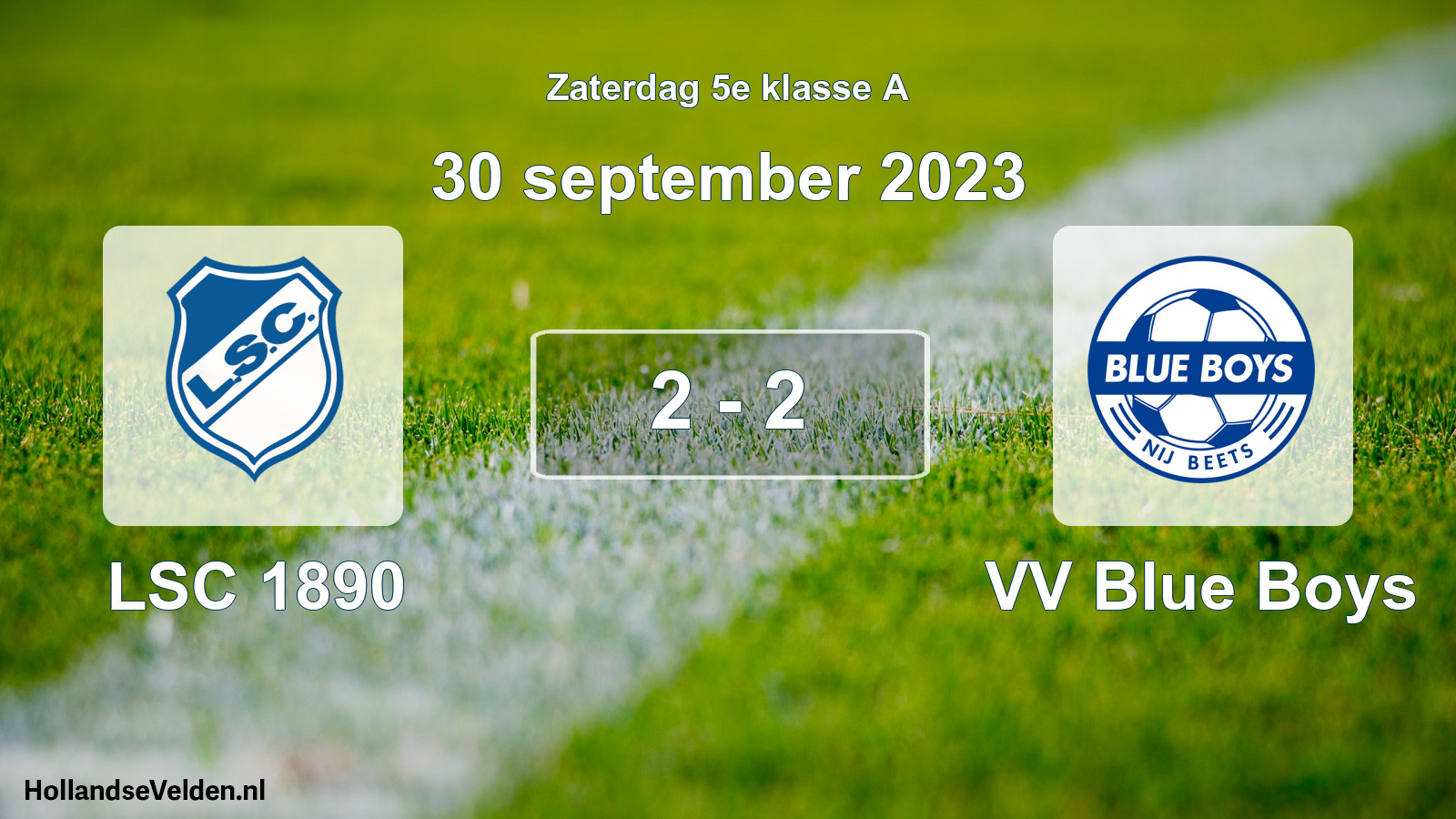 Total number of matches played: LSC 1890 - VV Blue Boys 2 - 2 (30 September 2023)
