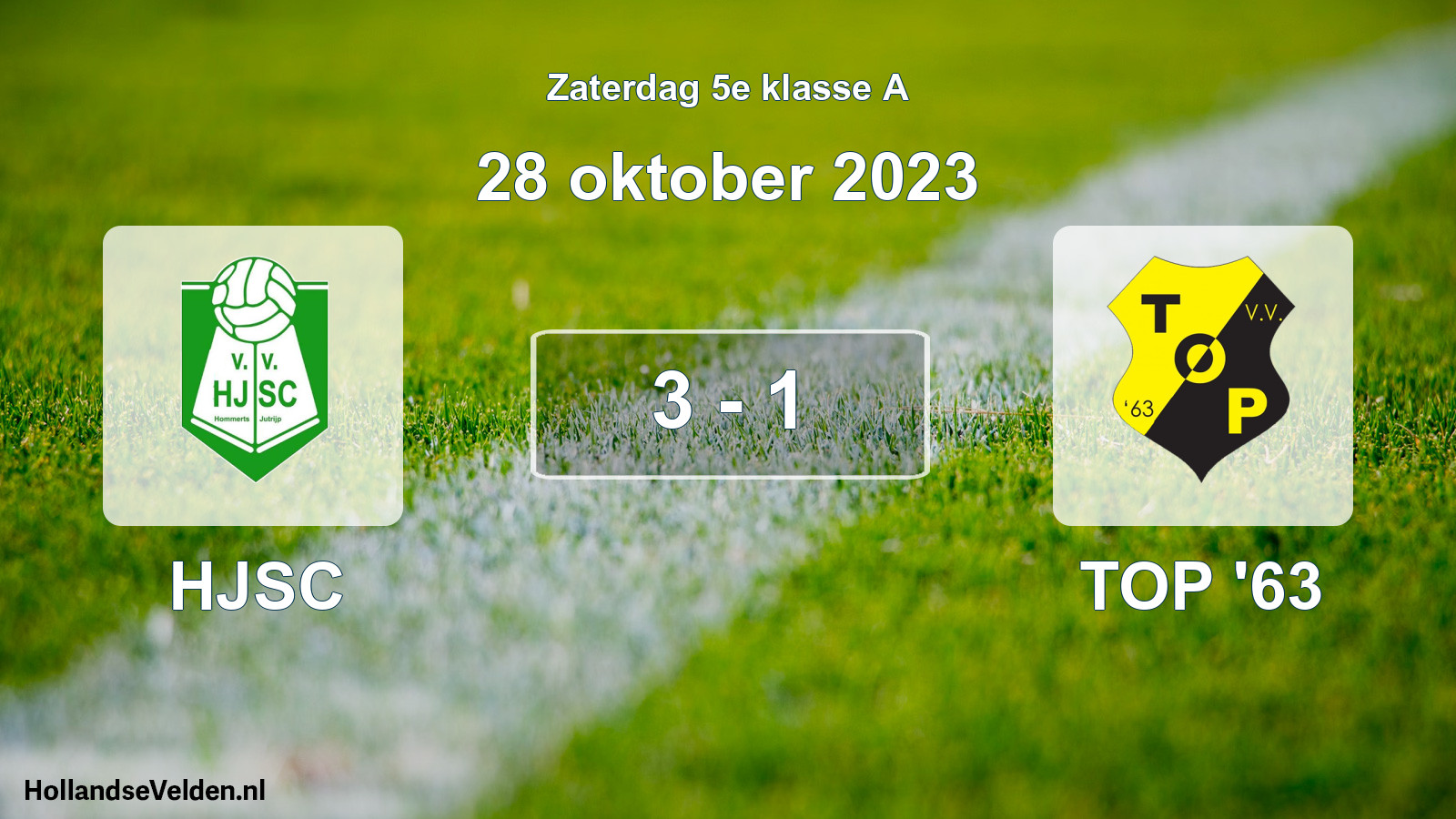 Total number of matches played: HJSC - TOP '63 3 - 1 (28 October 2023)