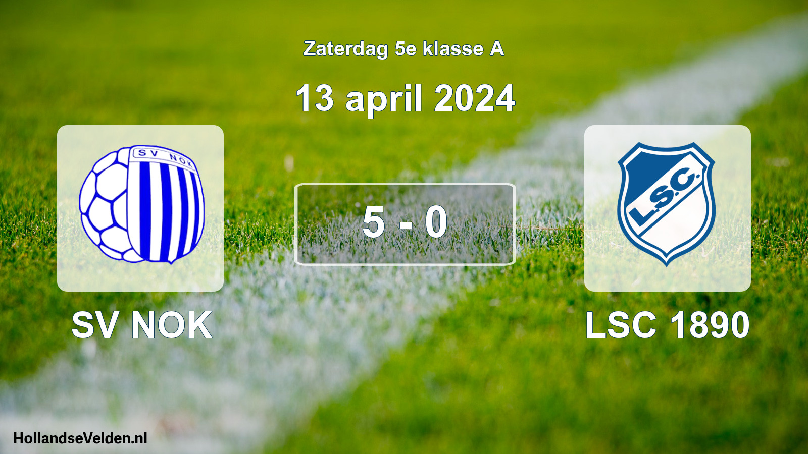 Total number of matches played: SV NOK - LSC 1890 5 - 0 (13 April 2024)